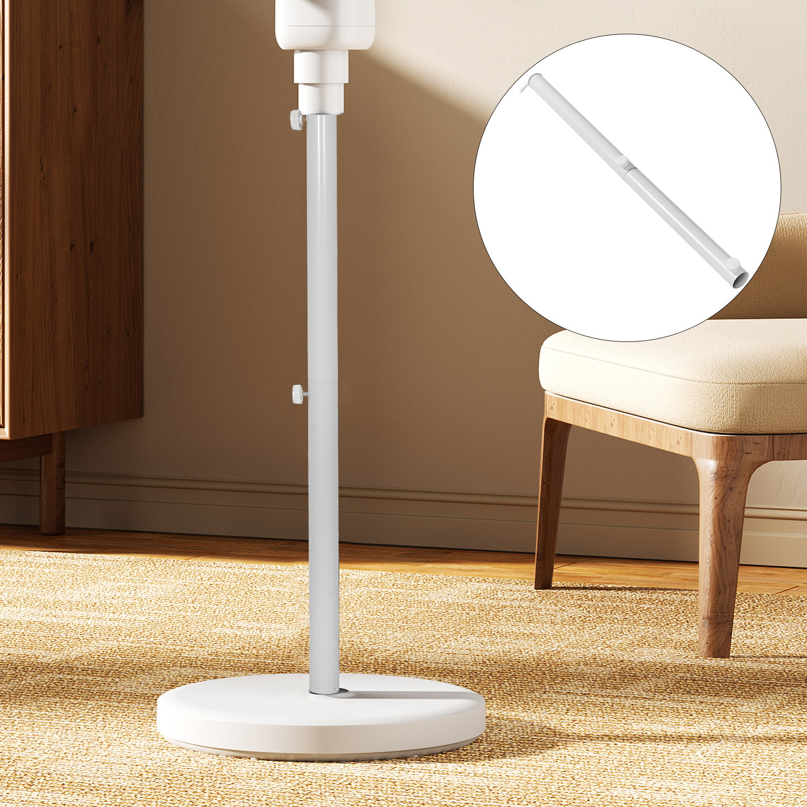 Electro Gadgets - Electric Fan Support Column Telescoping Adjustable