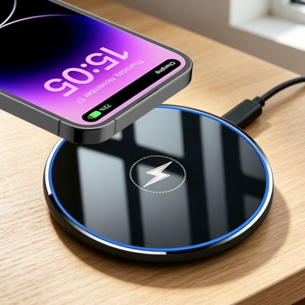 Portable Wifi Hotspot - Desktop Wireless Charger LED Light Pad