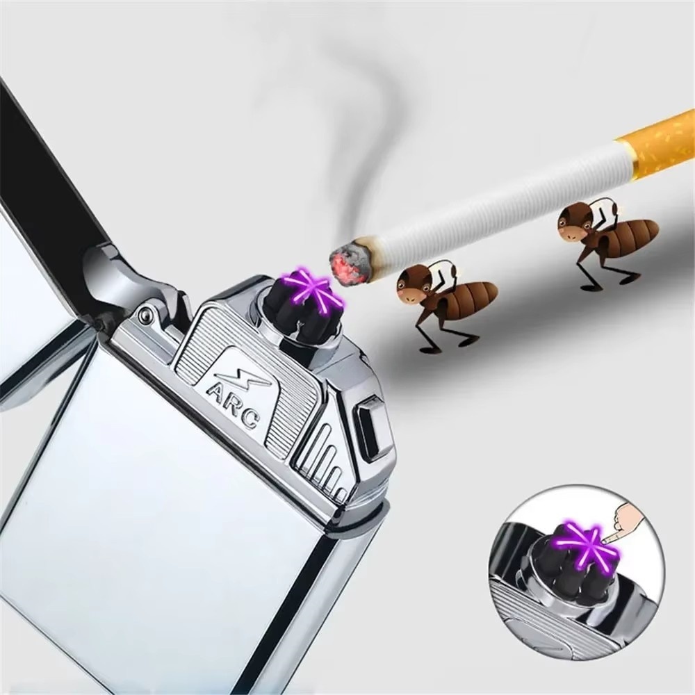 New Six Arcs Lighter Windproof - Electronics Gadgets For Gift incelemesi ve fiyatı