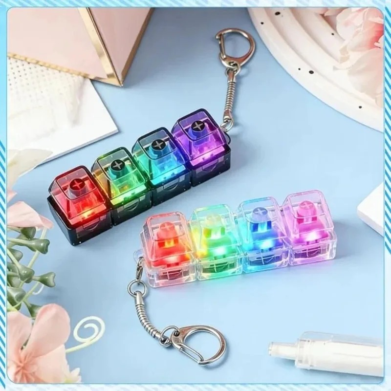 LED Keyboard Keychain Fidget;  - Electronics Gadgets For Kids incelemesi ve fiyatı