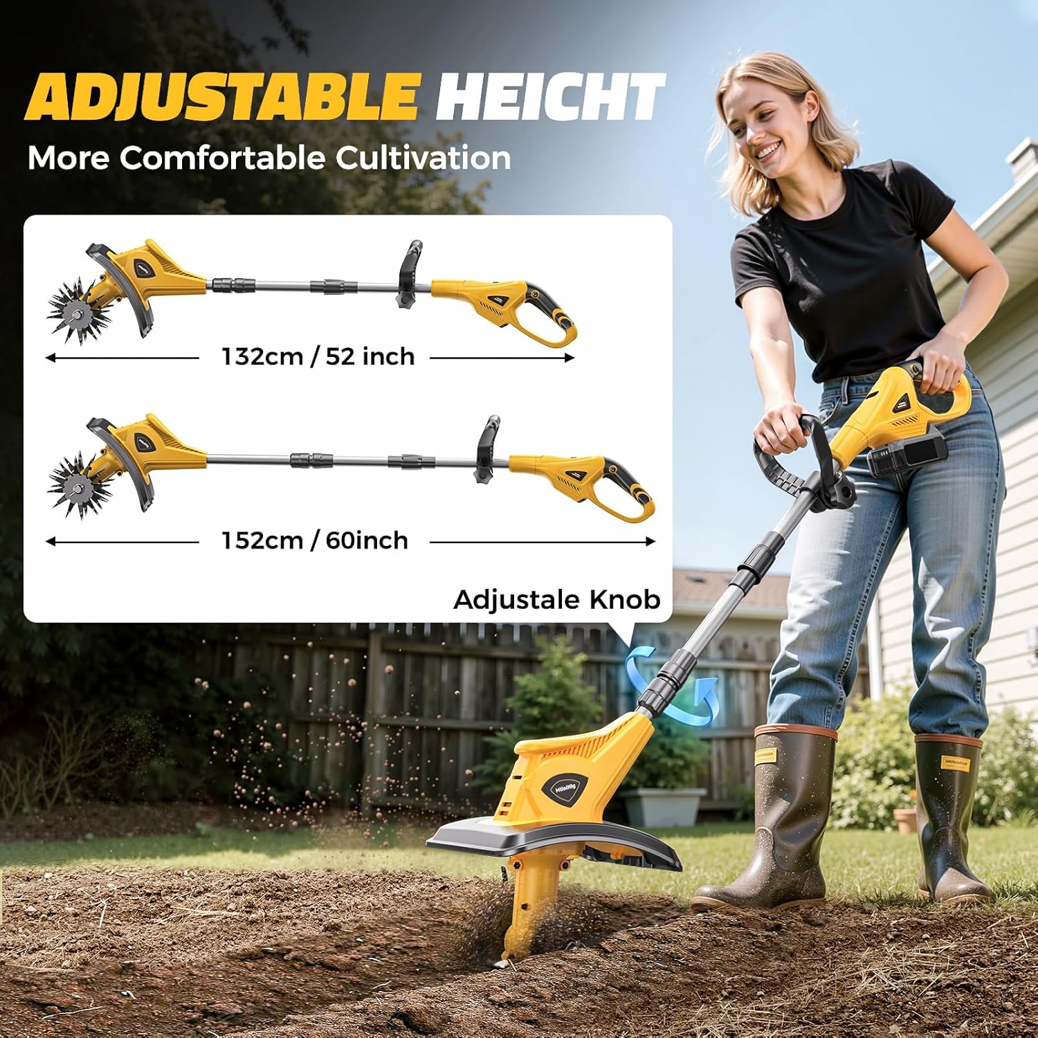 Cordless Tiller Cultivator Com - Electro Gadgets incelemesi ve fiyatı