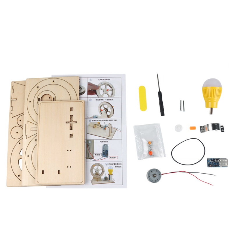 Wooden Hand Generator Kids Sci - Electronics Gadgets For Kids incelemesi ve fiyatı