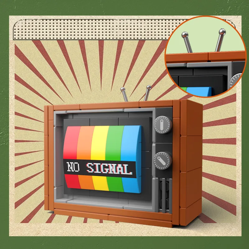 Retro DIY Building Blocks TV R - Electro Gadgets incelemesi ve fiyatı