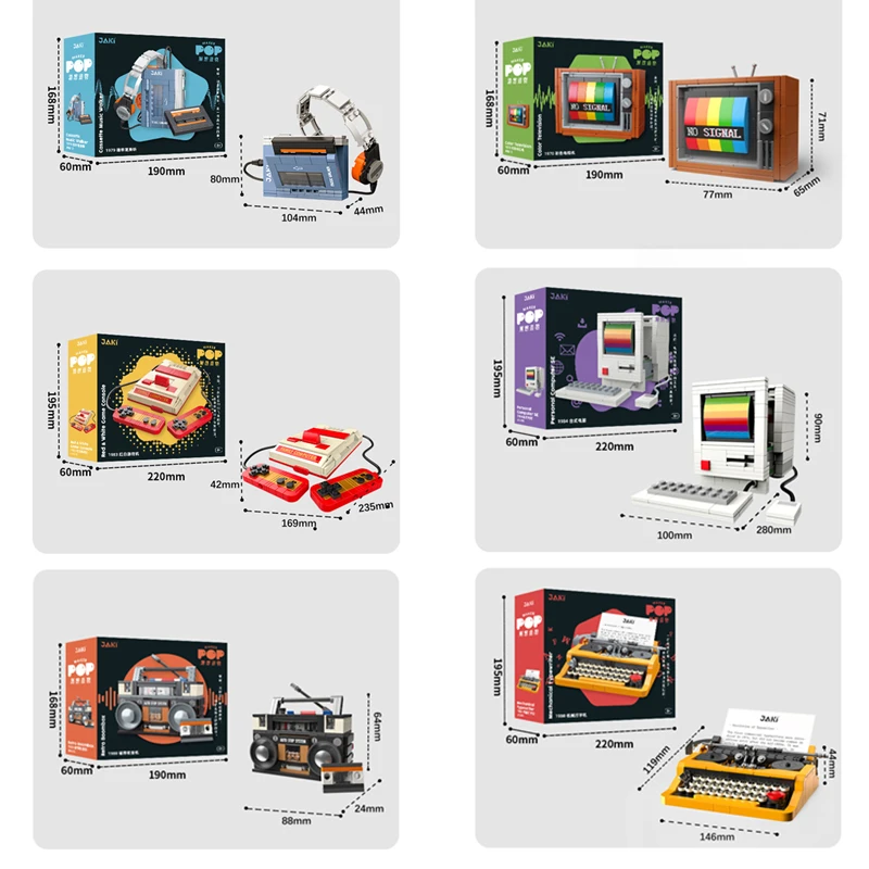 Retro DIY Building Blocks TV R - Electro Gadgets incelemesi ve fiyatı