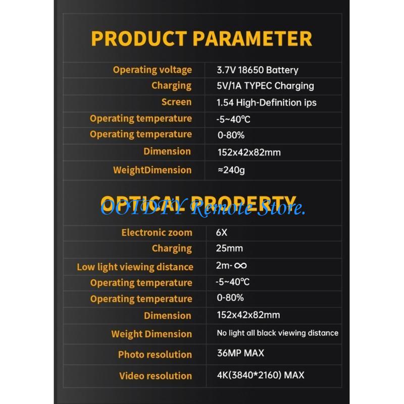 NVS20 4K Night Gadget 6x Elect - Electronics Gadgets Images incelemesi ve fiyatı