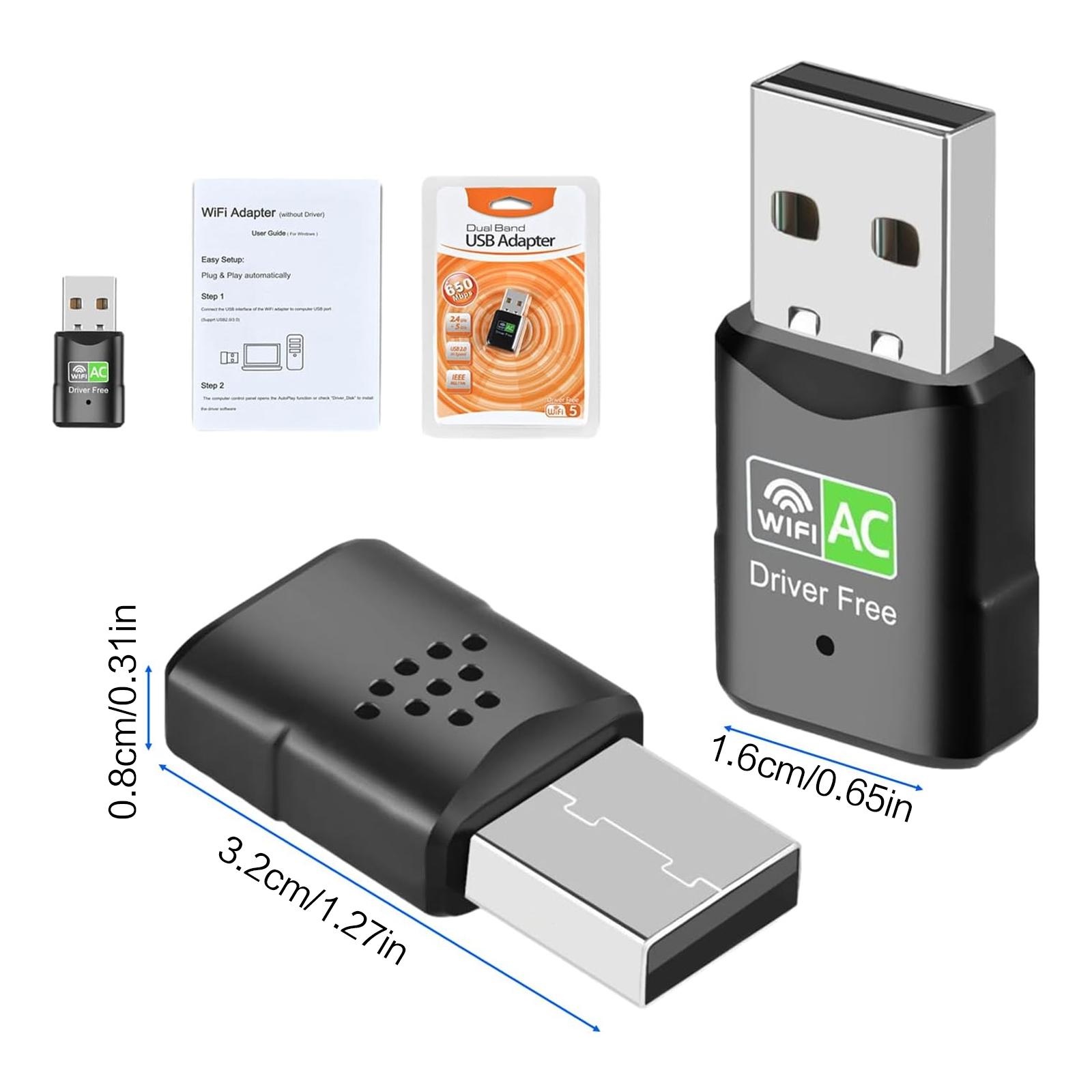 AC600 USB WiFi Adapter, Dual B - Mini Pc Windows incelemesi ve fiyatı